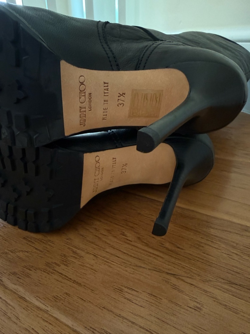 Jimmy Choo Black Moto Boots. Excellent Condition. Size 7.5 - Picture 7 of 10